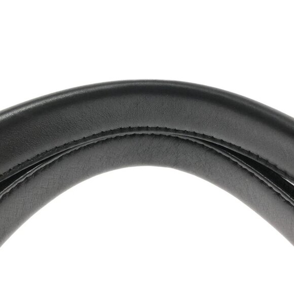 Auth BALENCIAGA Navy Cabas S 339933 Cream Black Canvas Leather Tote Bag - Picture 8 of 15